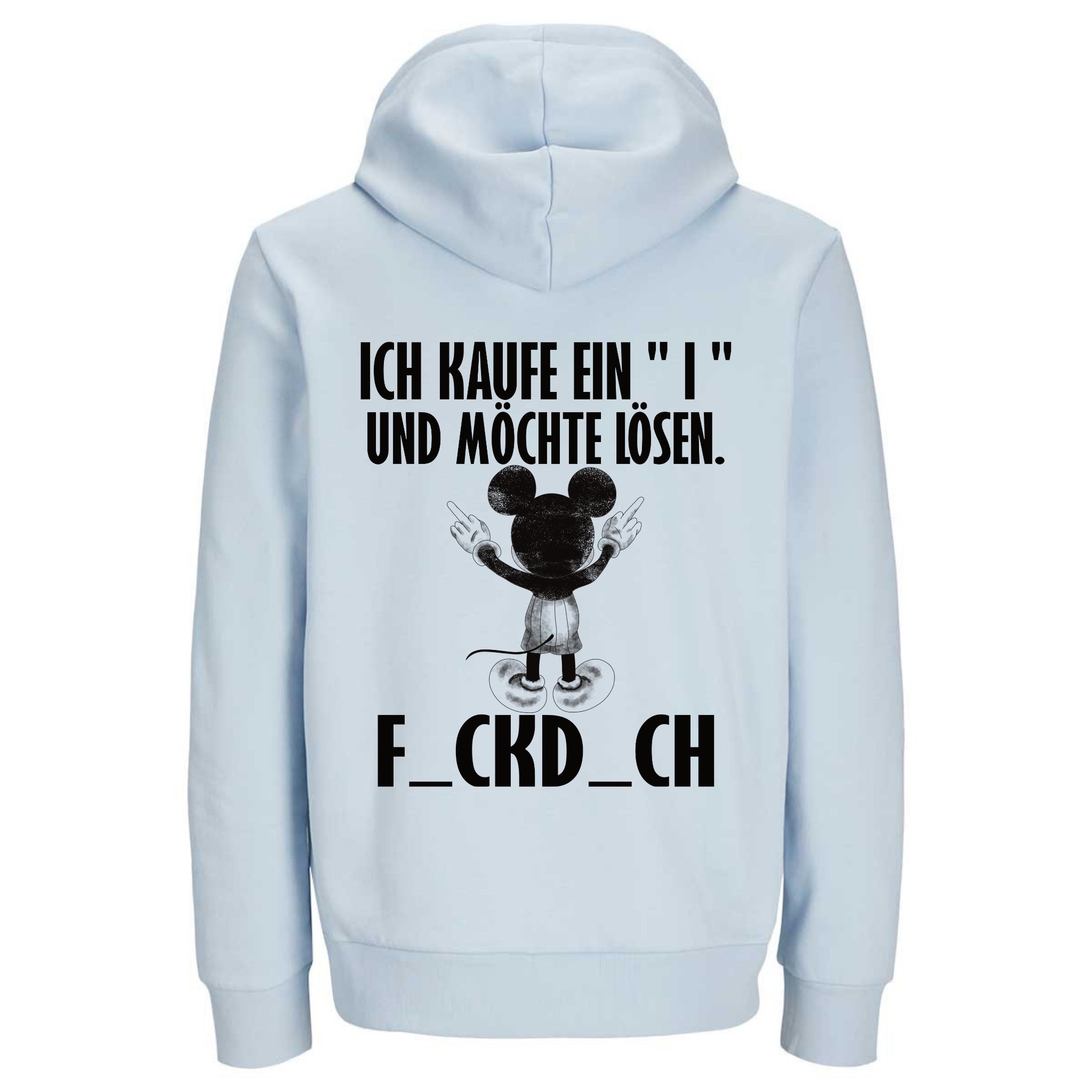 ICH KAUFE EIN I MAUS Rückendruck | Premium Hoodie Unisex