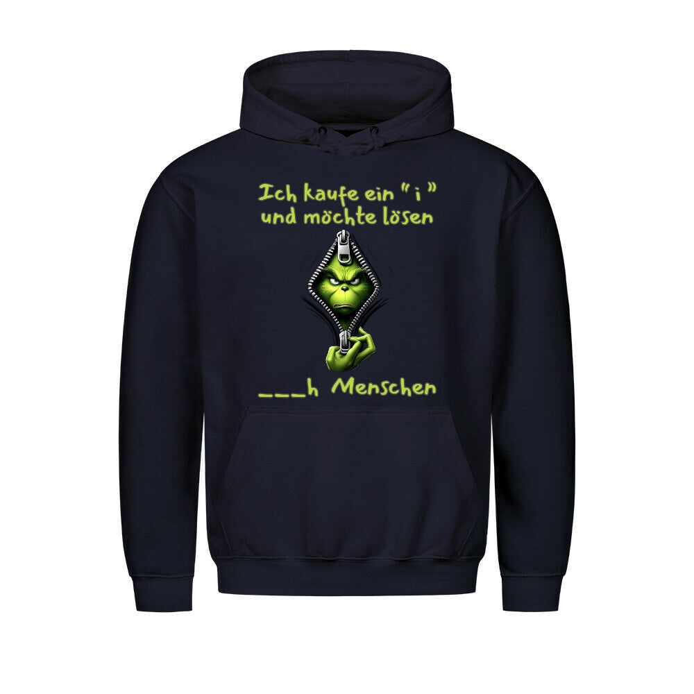 ICH KAUFE EIN "I" GRINCH | Basic Hoodie Unisex