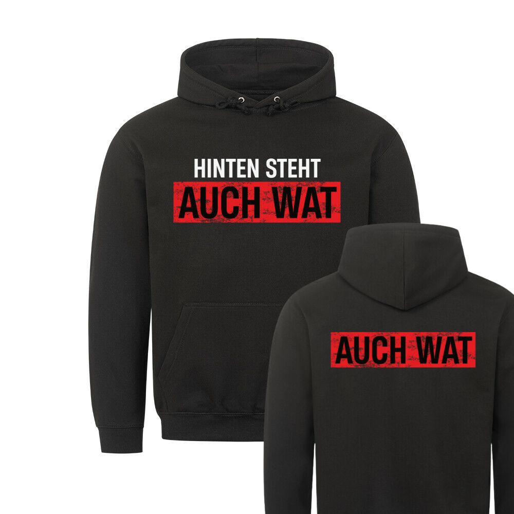 HINTEN STEHT AUCH WAT Beidseitig | Basic Hoodie Unisex