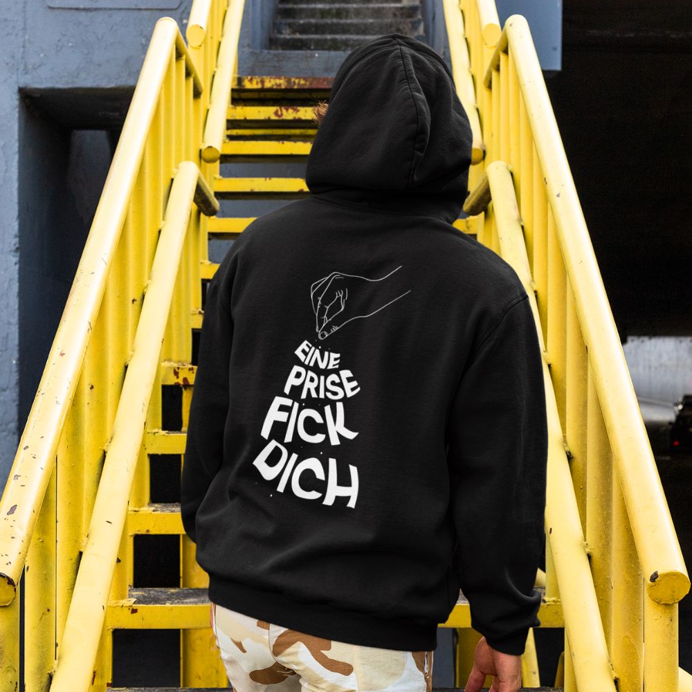 EINE PRISE Rückendruck | Basic Hoodie Unisex