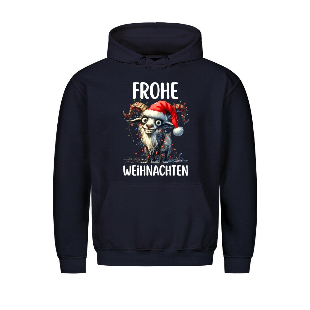 FROHE WEIHNACHTEN ZIEGE | Basic Hoodie Unisex