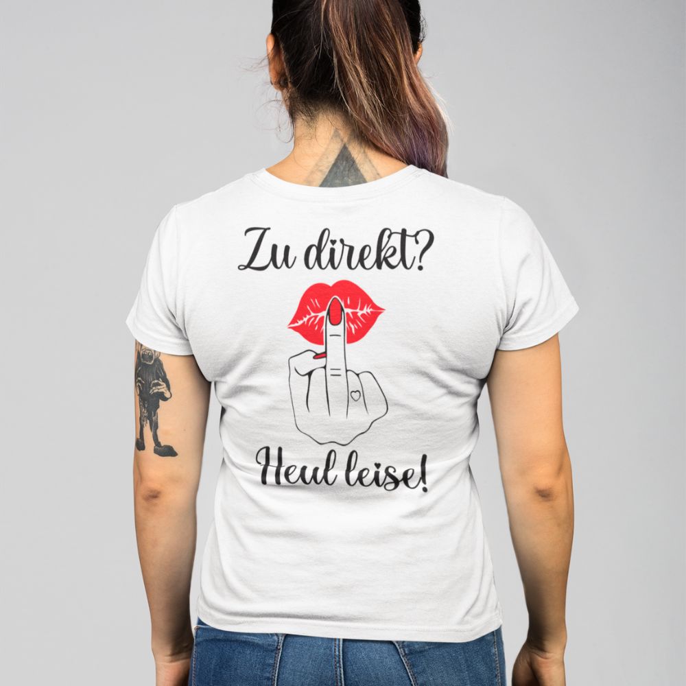 HEUL LEISE KUSS Rückendruck | Shirt Unisex