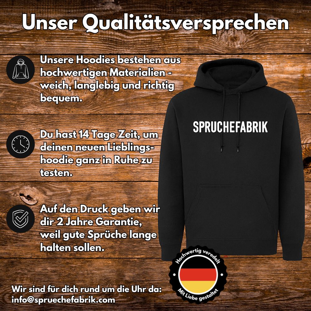 EINE PRISE Rückendruck | Basic Hoodie Unisex