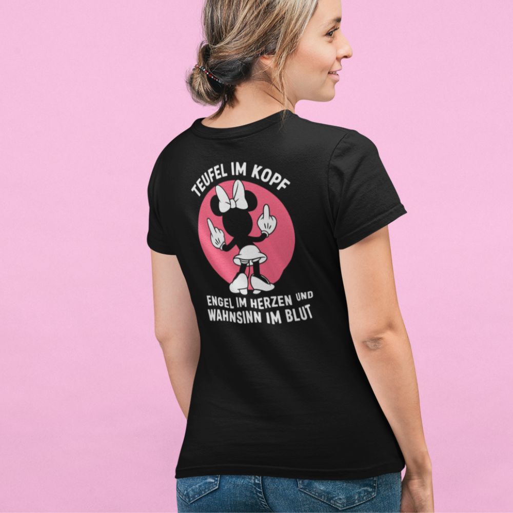 TEUFEL IM KOPF MINNIE Rückendruck | Shirt Unisex