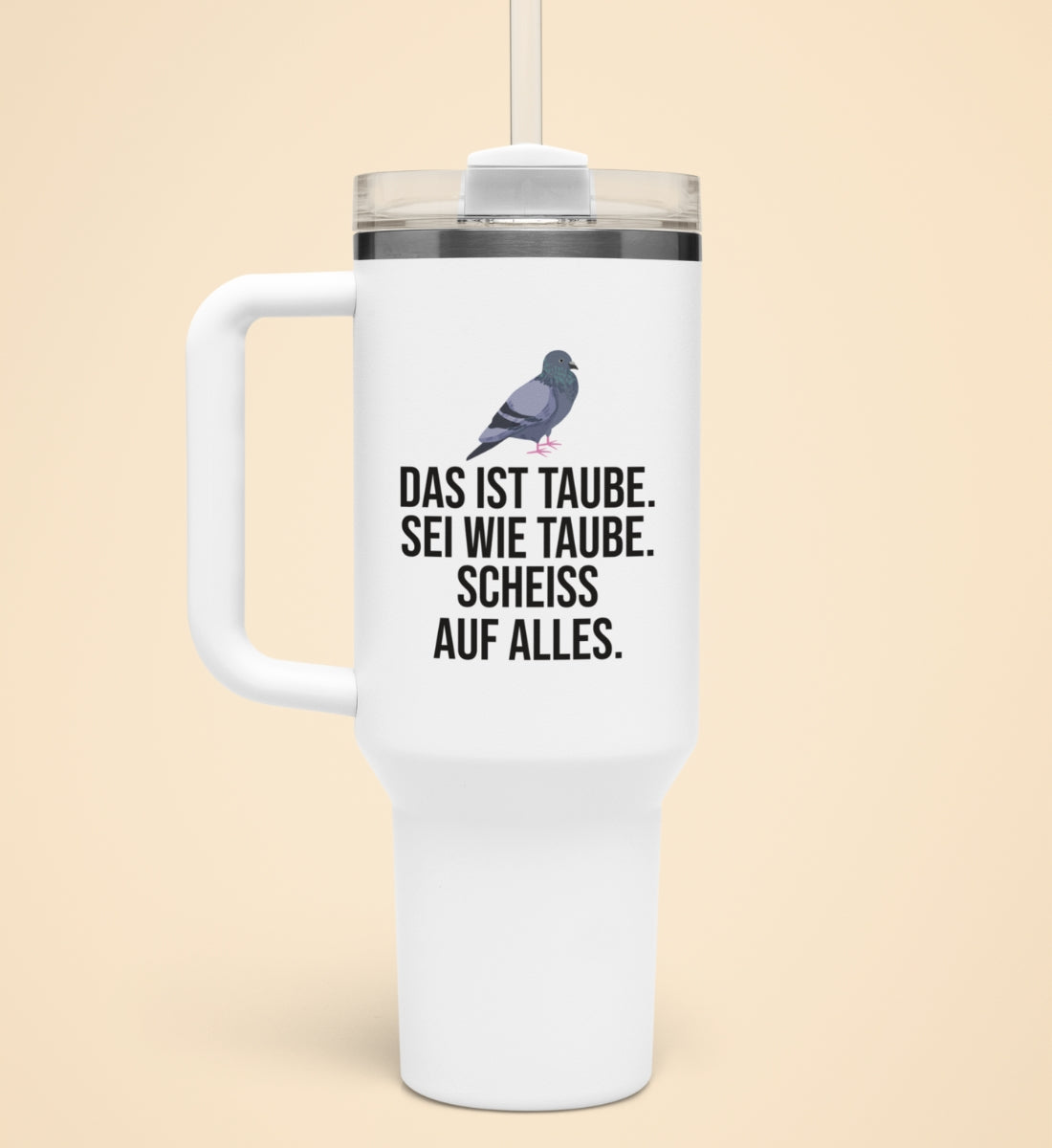SEI WIE TAUBE | Thermobecher mit Henkel