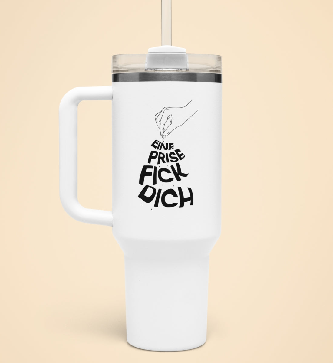 EINE PRISE | Thermobecher mit Henkel