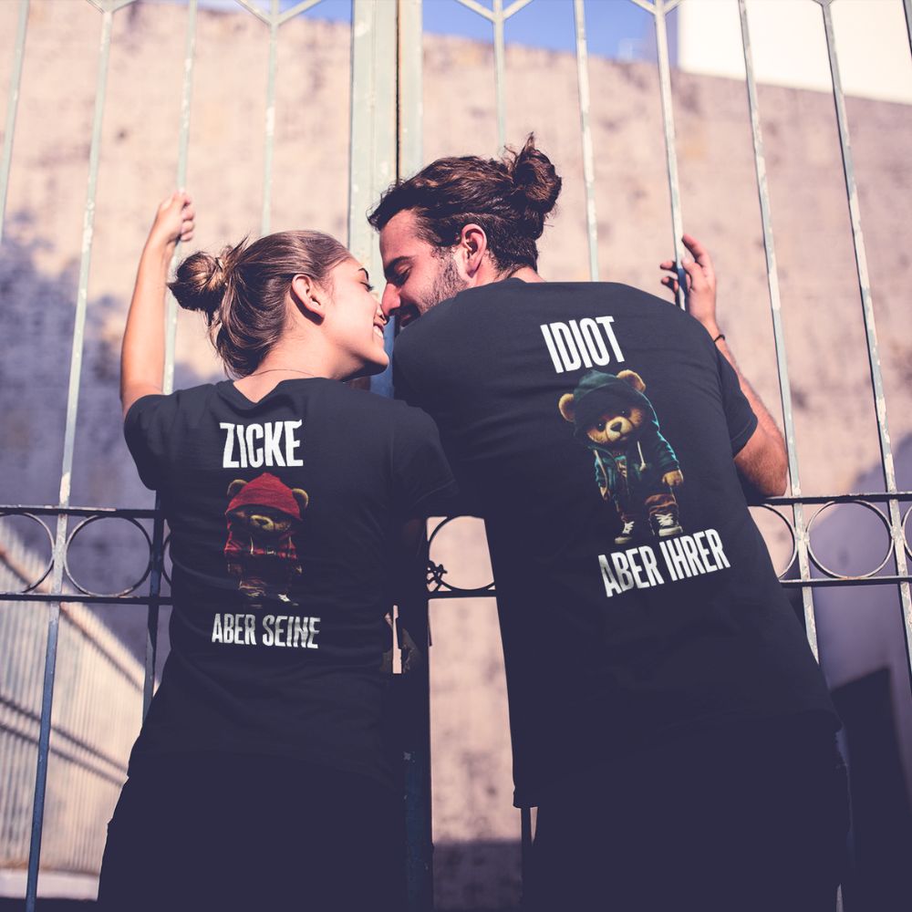ZICKE ABER SEINE TEDDY Rückendruck | Shirt Unisex