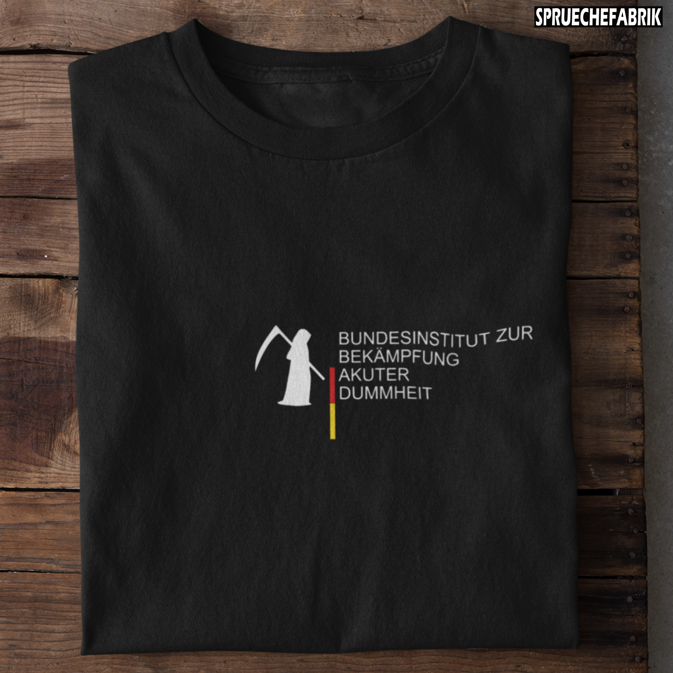 BEKÄMPFUNG AKUTER DUMMHEIT Brustdruck | Shirt Unisex