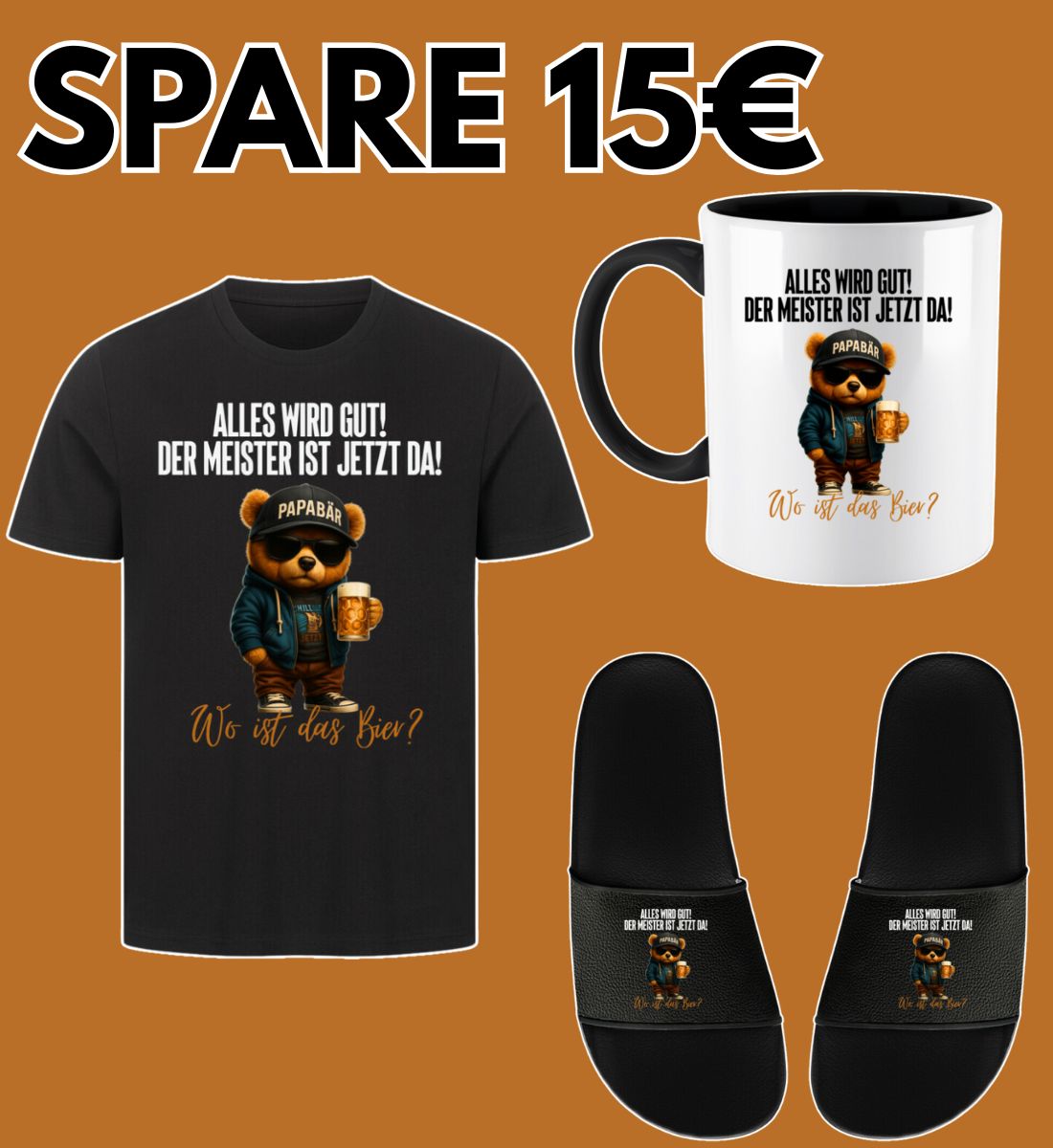 ALLES WIRD GUT PAPABÄR VATERTAGS BUNDLE