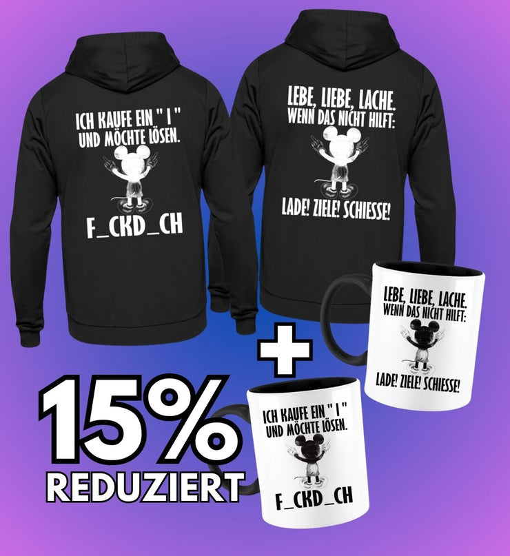 2 HOODIES 2 TASSEN 15% REDUZIERT