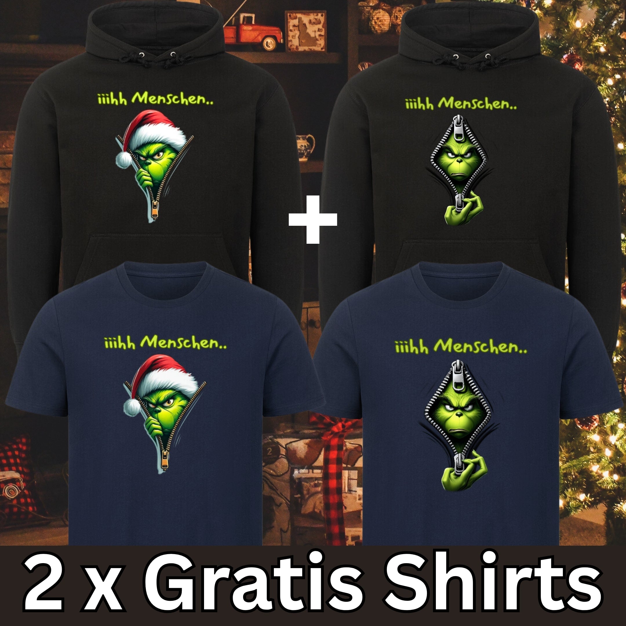 GRINCH BUNDLE mit 2 GRATIS SHIRTS