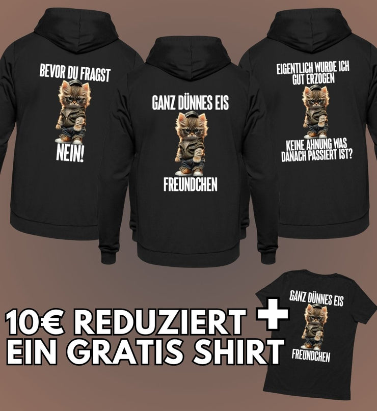 3 HOODIES + 1 GRATIS SHIRT