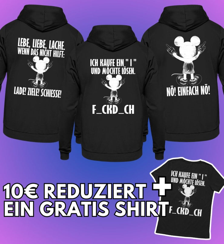 3 HOODIES + 1 GRATIS SHIRT