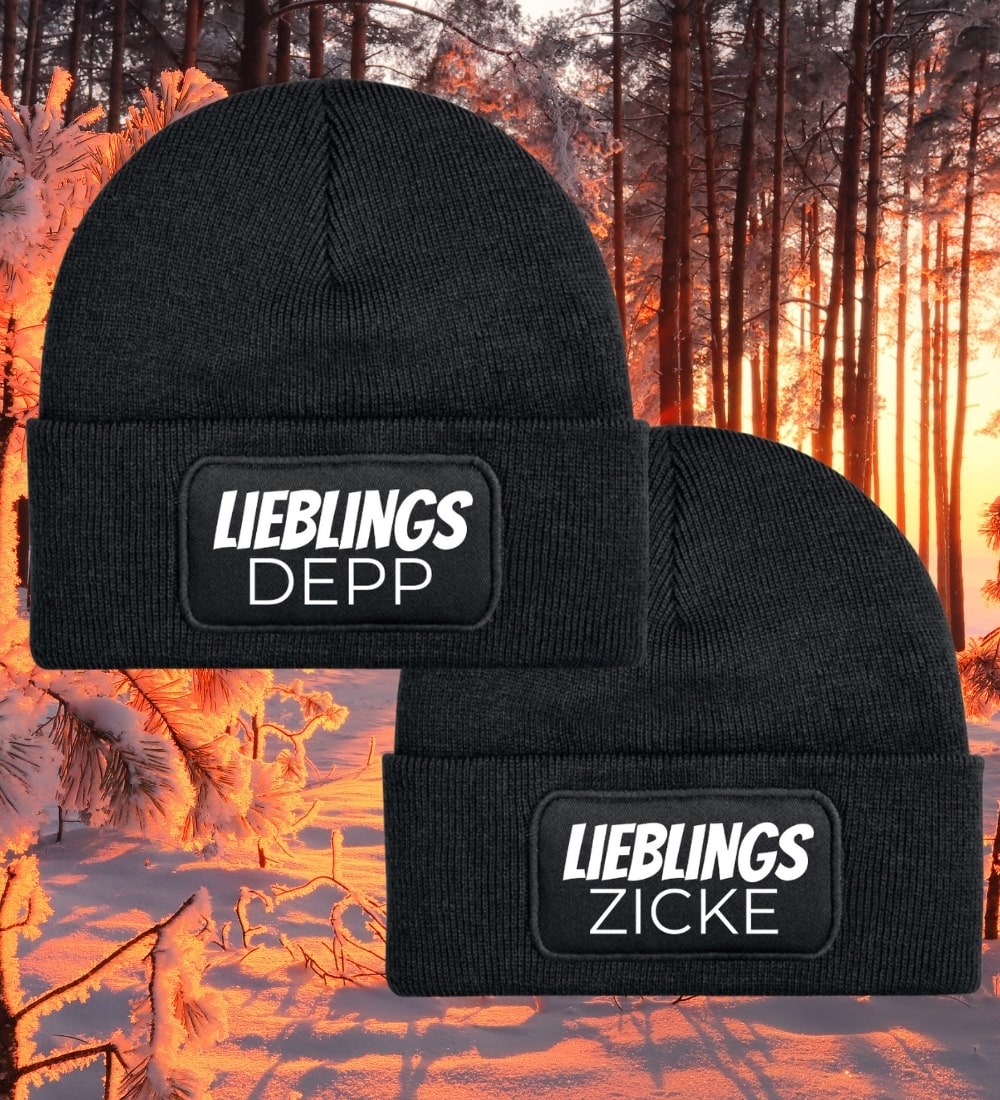 LIEBLINGSDEPP & LIEBLINGSZICKE BEANIE BÜNDEL