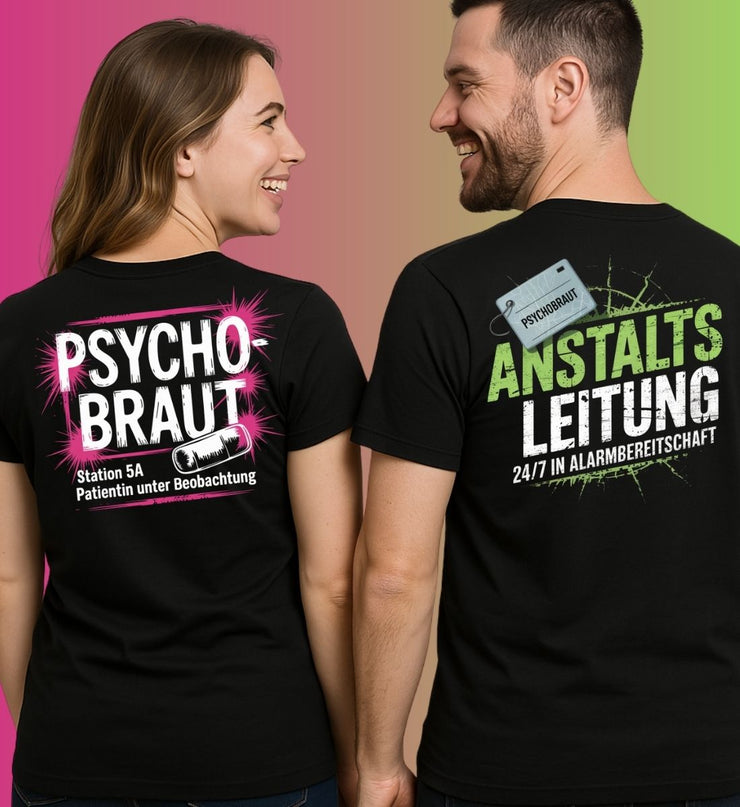 PSYCHOBRAUT & ANSTALTSLEITUNG COUPLE SHIRTS BUNDLE