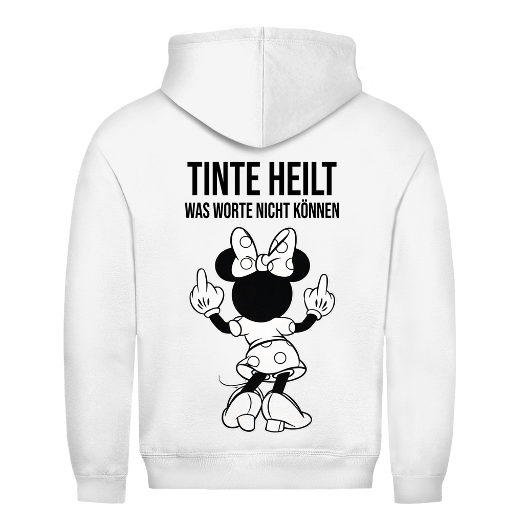 TINTE HEILT MÄUSCHEN Rückendruck | Basic Hoodie Unisex