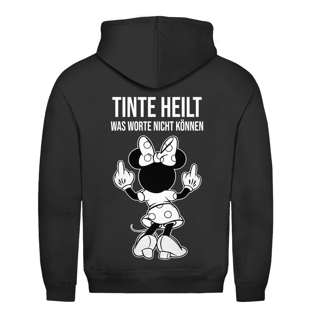 TINTE HEILT MÄUSCHEN Rückendruck | Basic Hoodie Unisex