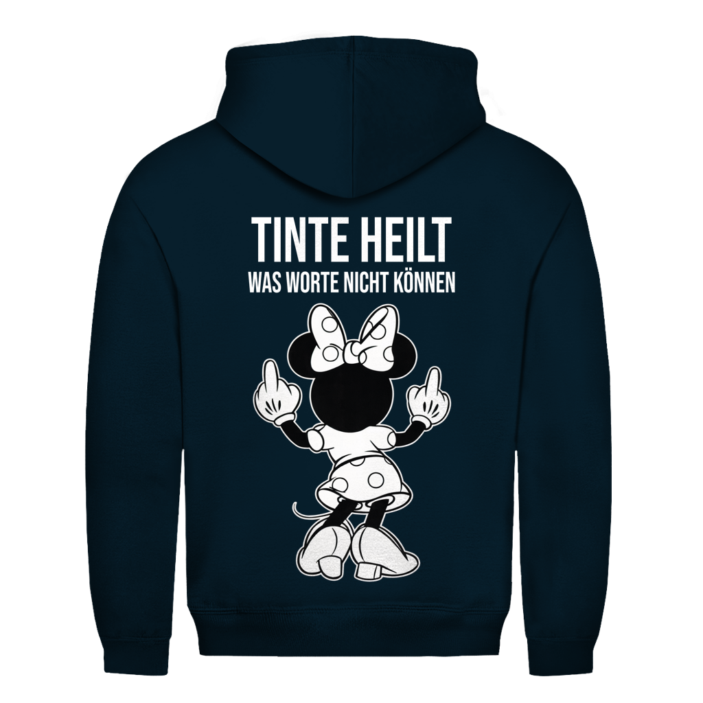 TINTE HEILT MÄUSCHEN Rückendruck | Basic Hoodie Unisex