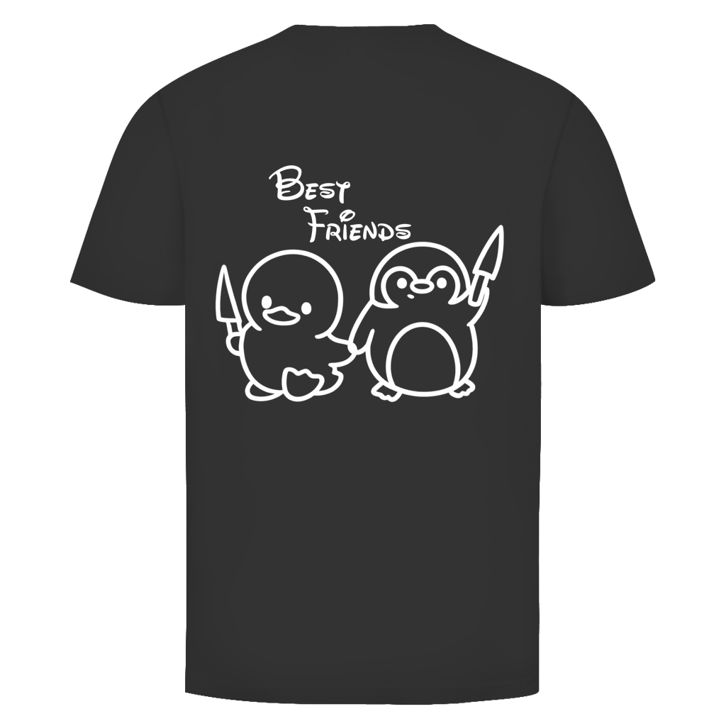 Best Friends Ente & Pinguin Rückendruck | Shirt Unisex