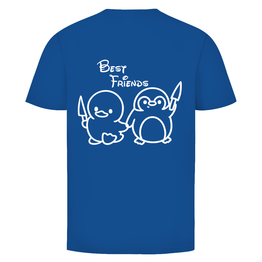 Best Friends Ente & Pinguin Rückendruck | Shirt Unisex