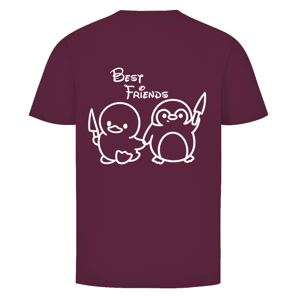 Best Friends Ente & Pinguin Rückendruck | Shirt Unisex