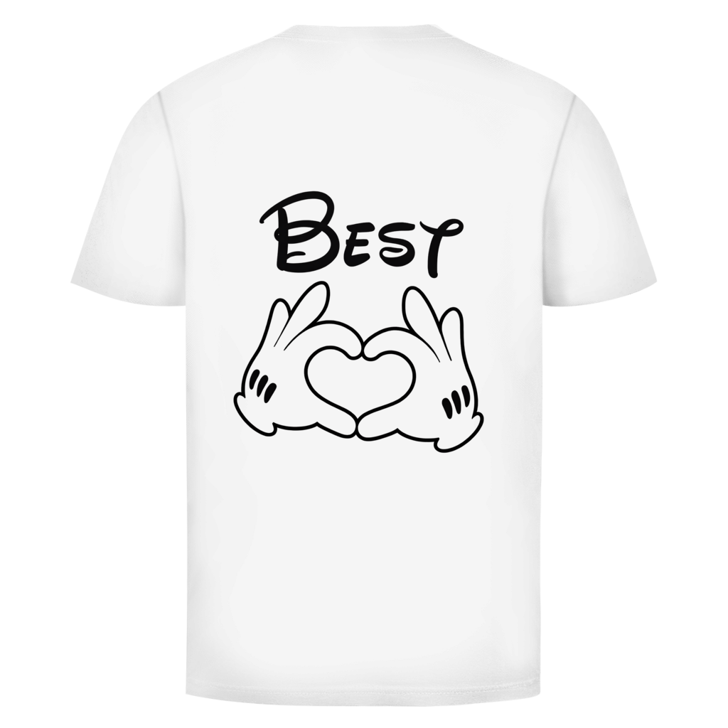 Best Herz Rückendruck | Shirt Unisex