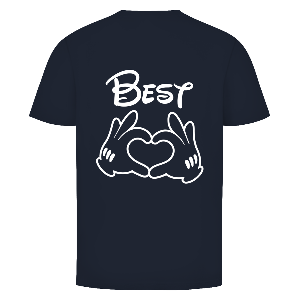 Best Herz Rückendruck | Shirt Unisex