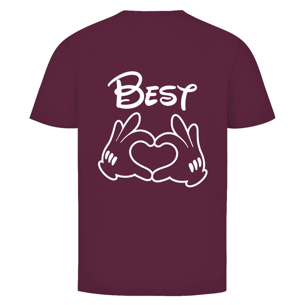 Best Herz Rückendruck | Shirt Unisex