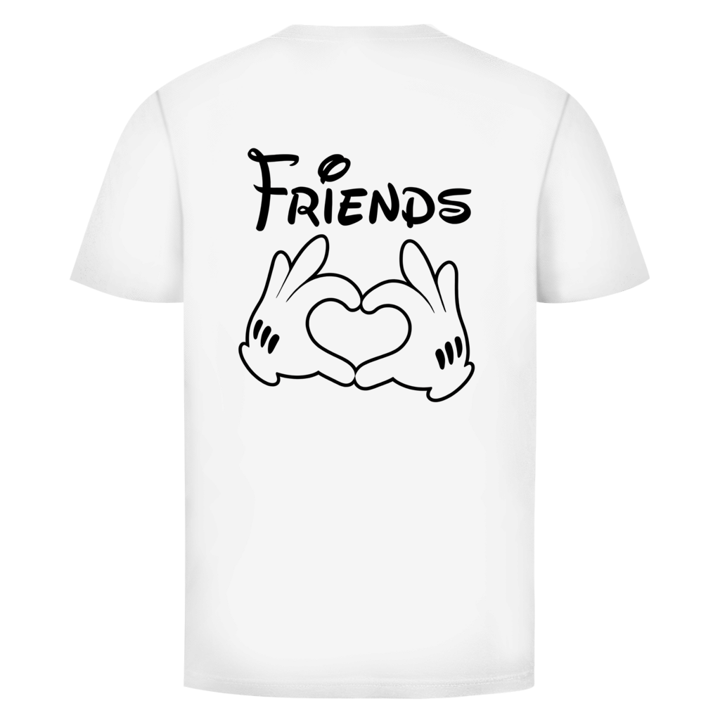 Friends Herz Rückendruck | Shirt Unisex
