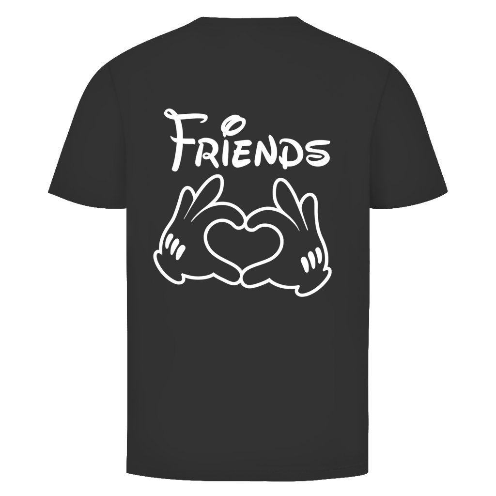 Friends Herz Rückendruck | Shirt Unisex