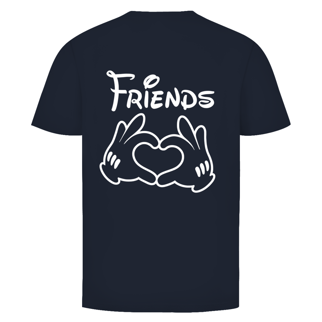 Friends Herz Rückendruck | Shirt Unisex