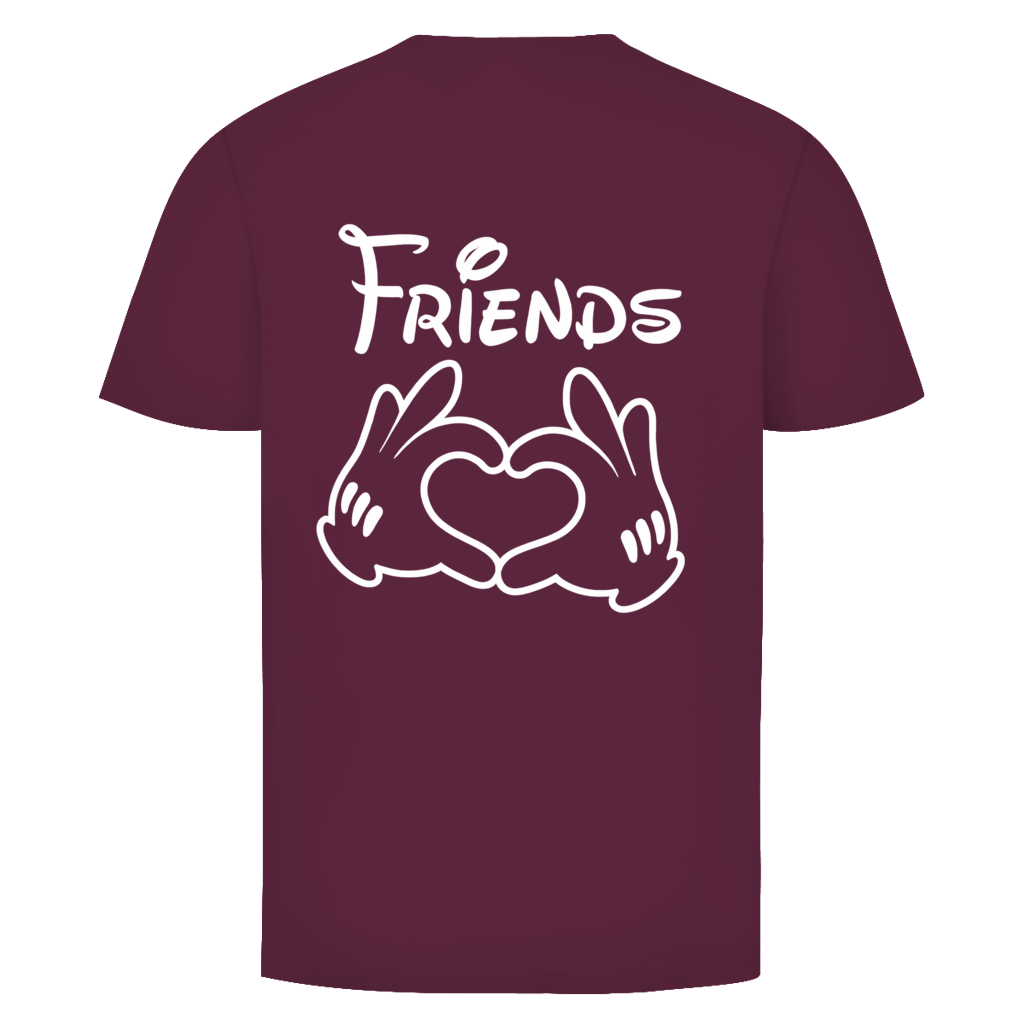 Friends Herz Rückendruck | Shirt Unisex
