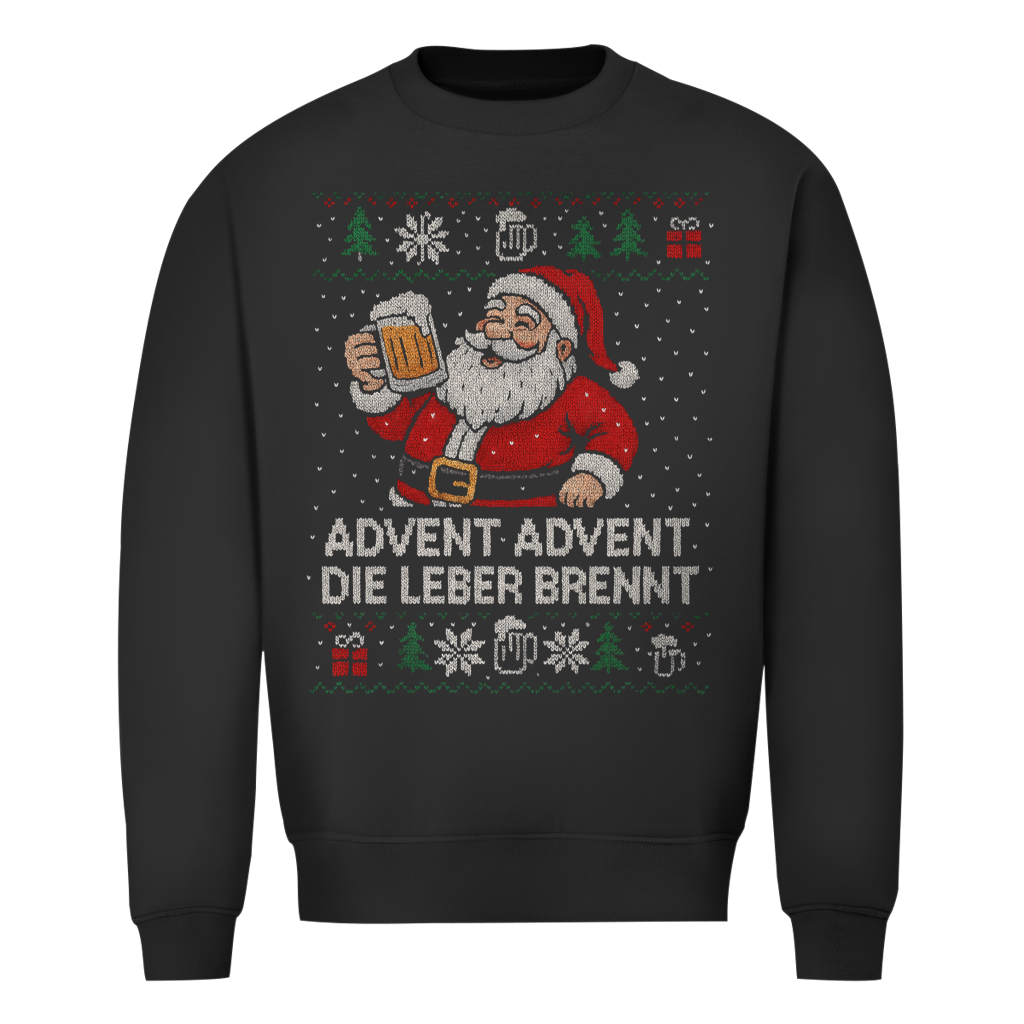 Advent Advent die Leber brennt | Ugly Sweater