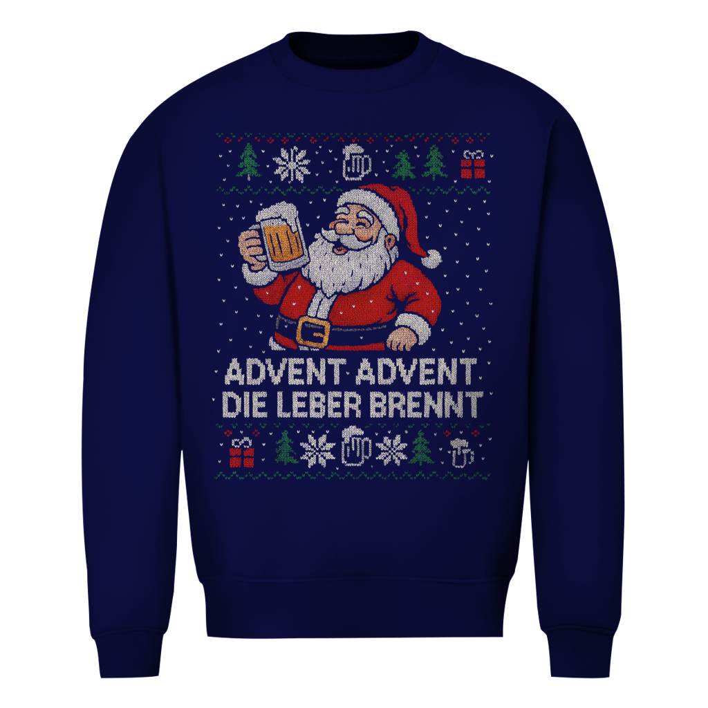 Advent Advent die Leber brennt | Ugly Sweater