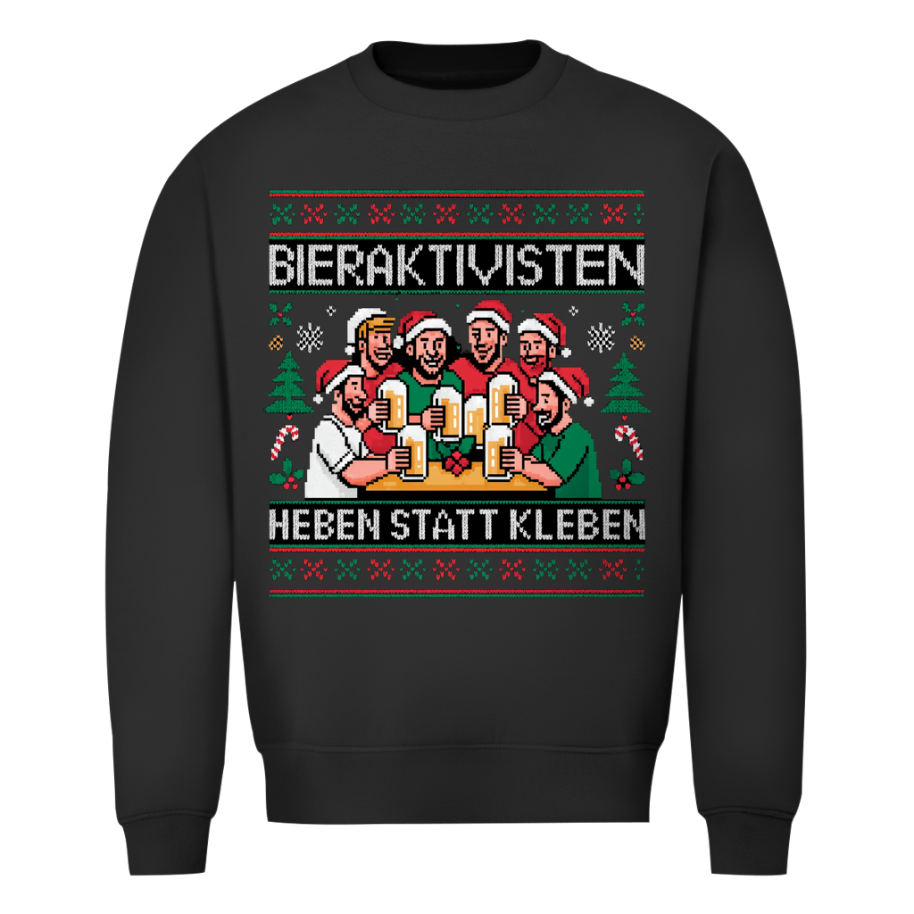 Bieraktivisten heben statt kleben Xmas Edition | Ugly Sweater
