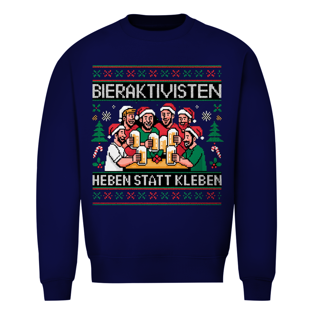 Bieraktivisten heben statt kleben Xmas Edition | Ugly Sweater