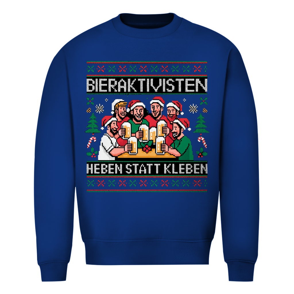 Bieraktivisten heben statt kleben Xmas Edition | Ugly Sweater