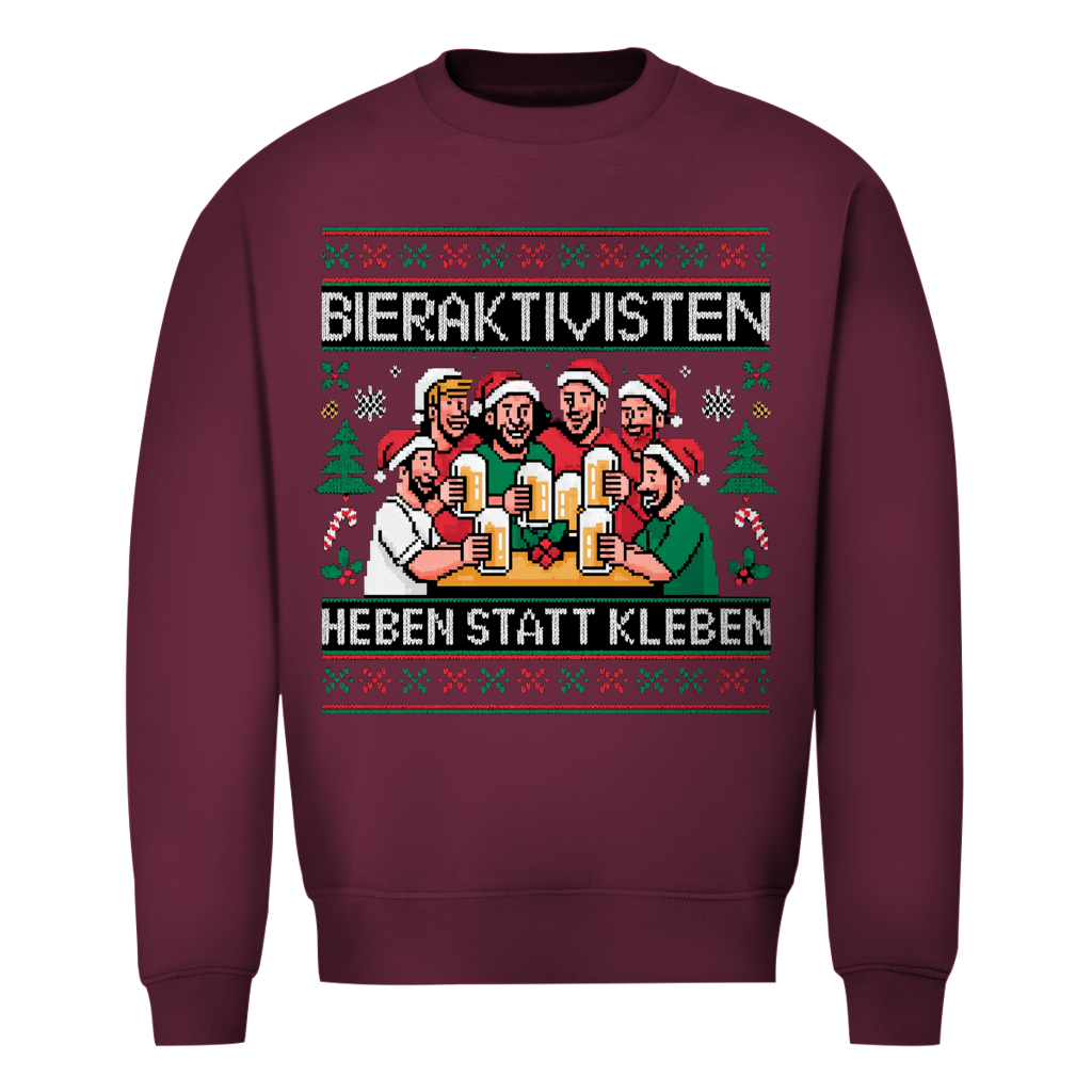 Bieraktivisten heben statt kleben Xmas Edition | Ugly Sweater