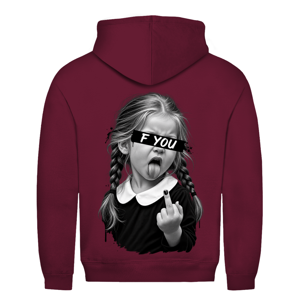 F YOU Rückendruck | Basic Hoodie Unisex