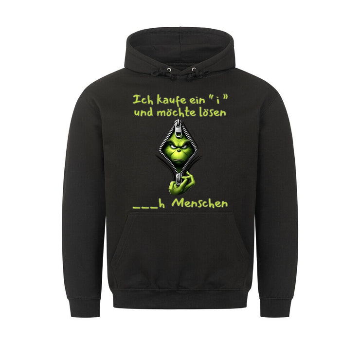 ICH KAUFE EIN "I" GRINCH | Basic Hoodie Unisex