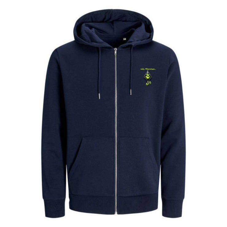 GRINCH MENSCHEN Brustdruck | Premium Zipper Unisex