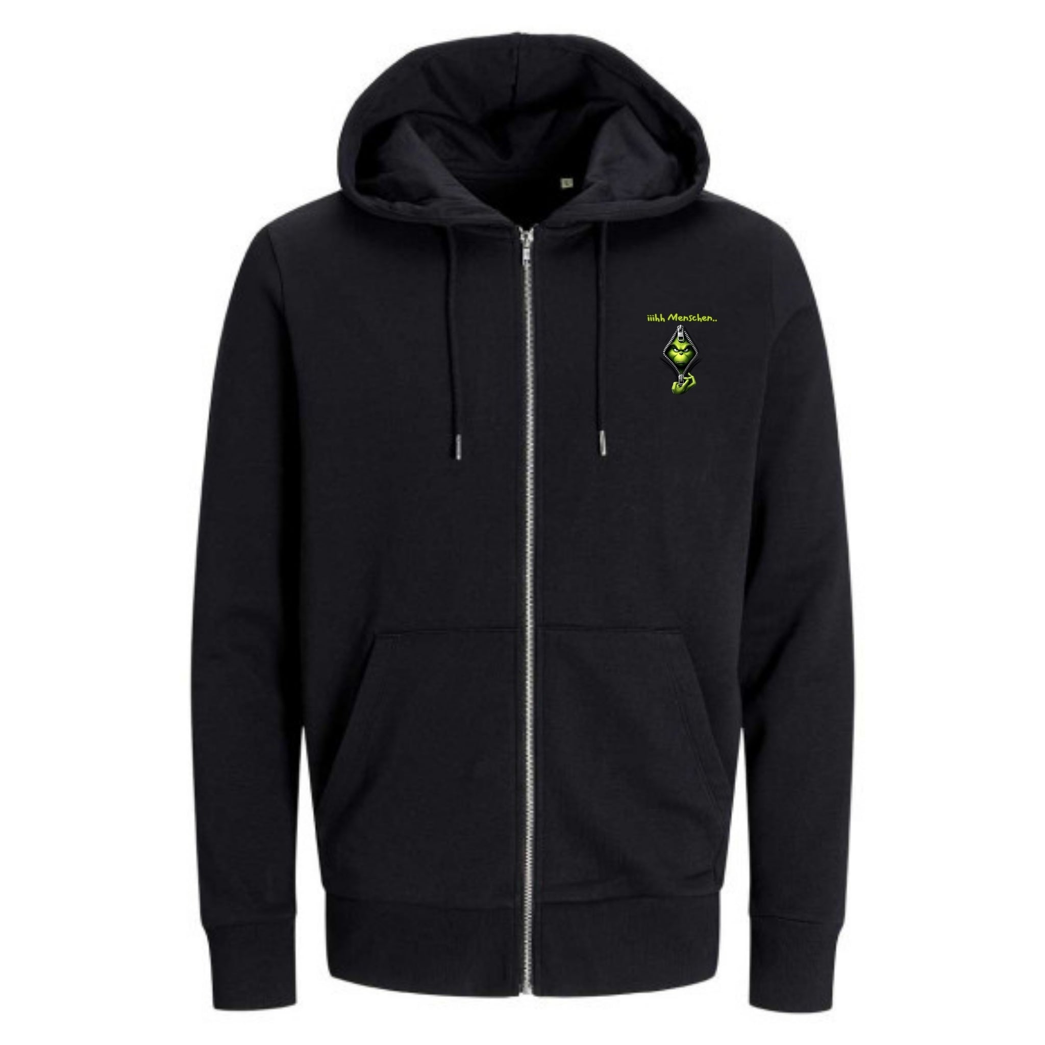 GRINCH MENSCHEN Brustdruck | Premium Zipper Unisex