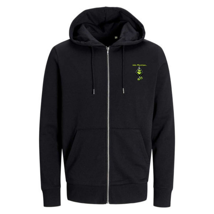 GRINCH MENSCHEN Brustdruck | Premium Zipper Unisex