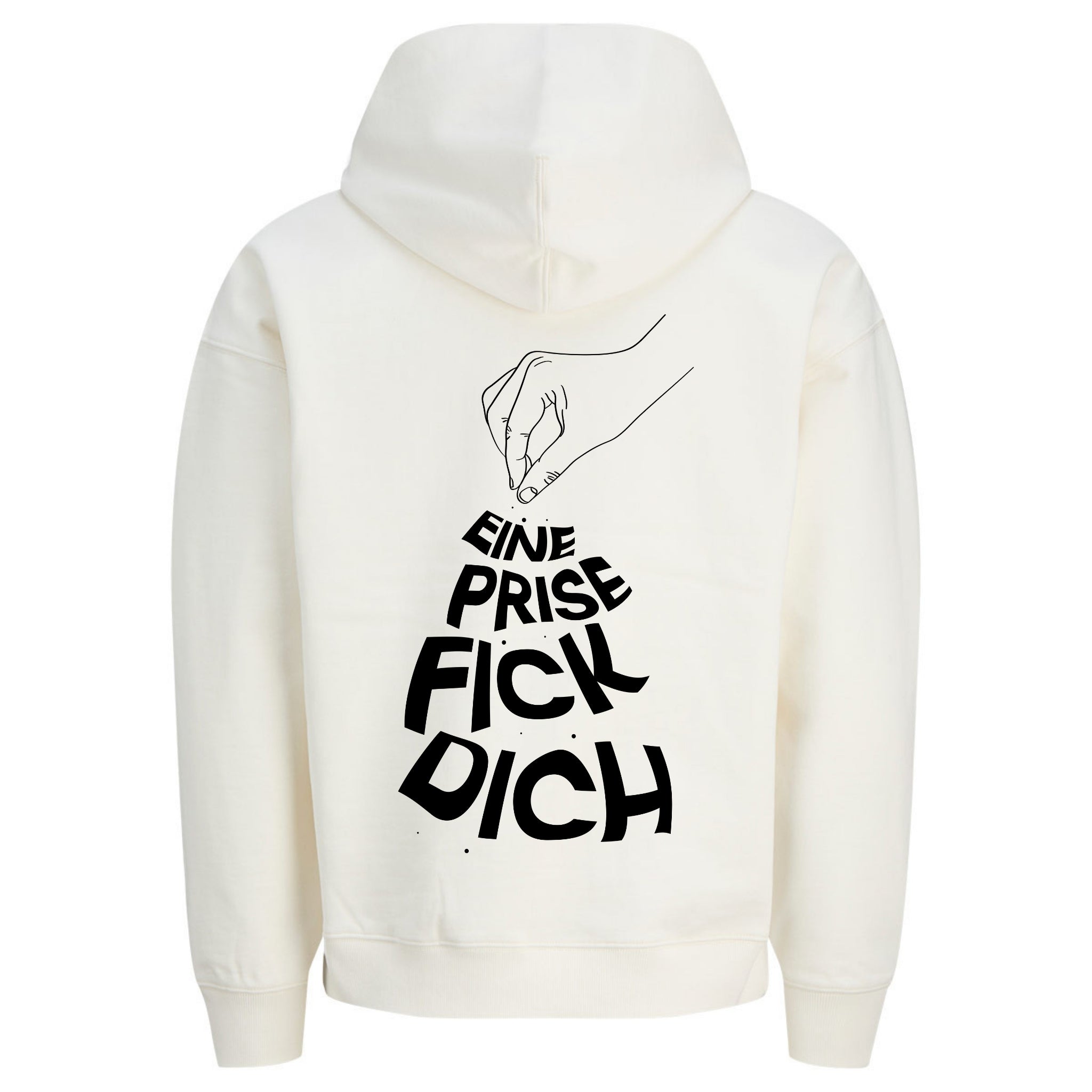 EINE PRISE Rückendruck | Premium Oversize Hoodie Unisex