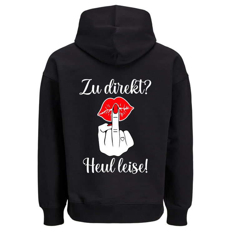 HEUL LEISE KUSS Rückendruck | Premium Oversize Hoodie Unisex Jack & Jones