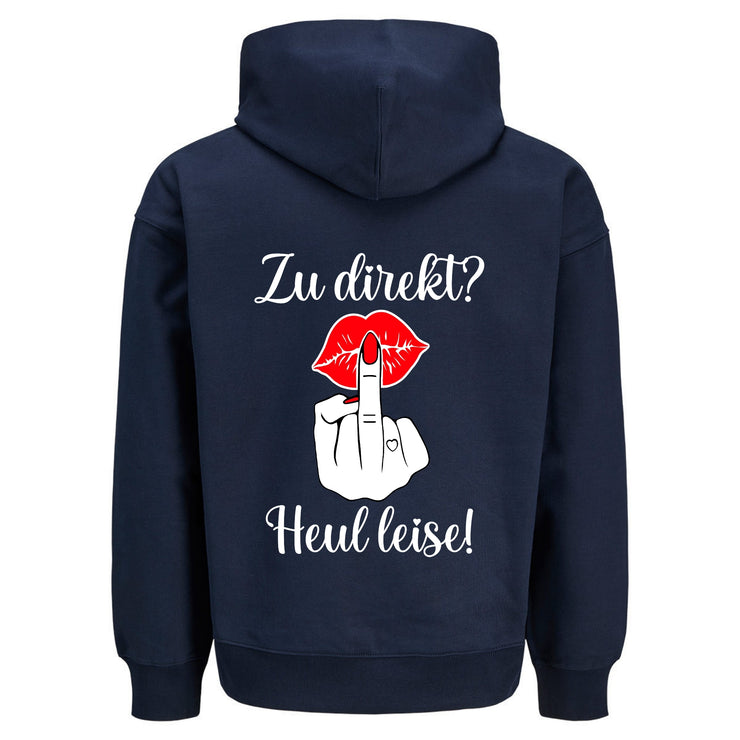 HEUL LEISE KUSS Rückendruck | Premium Oversize Hoodie Unisex Jack & Jones