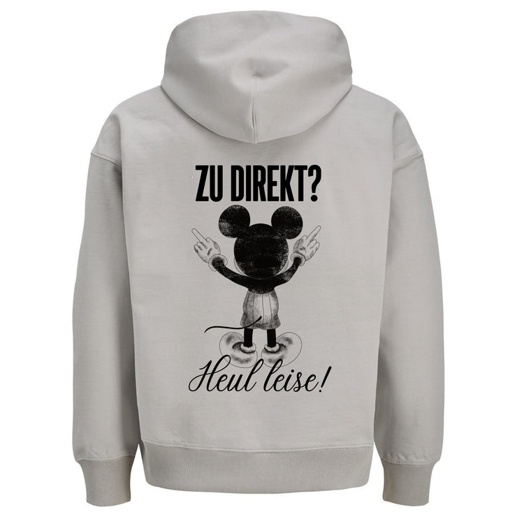 HEUL LEISE MAUS Rückendruck | Premium Oversize Hoodie Unisex Jack & Jones