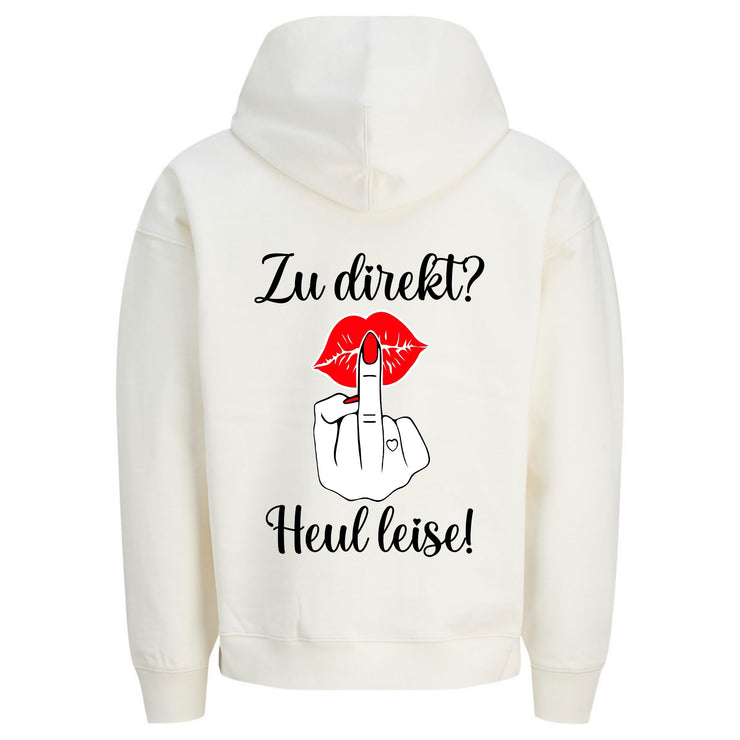 HEUL LEISE KUSS Rückendruck | Premium Oversize Hoodie Unisex Jack & Jones