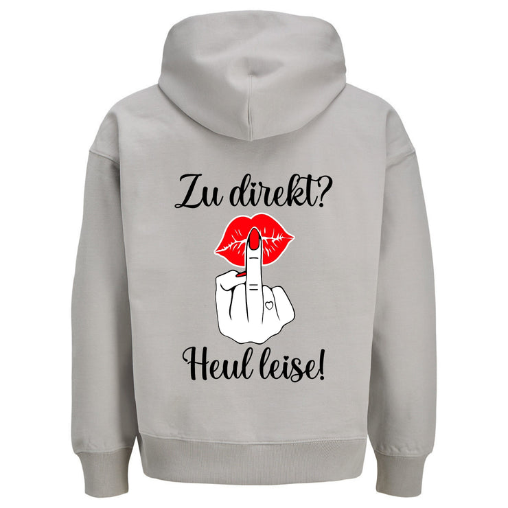 HEUL LEISE KUSS Rückendruck | Premium Oversize Hoodie Unisex Jack & Jones