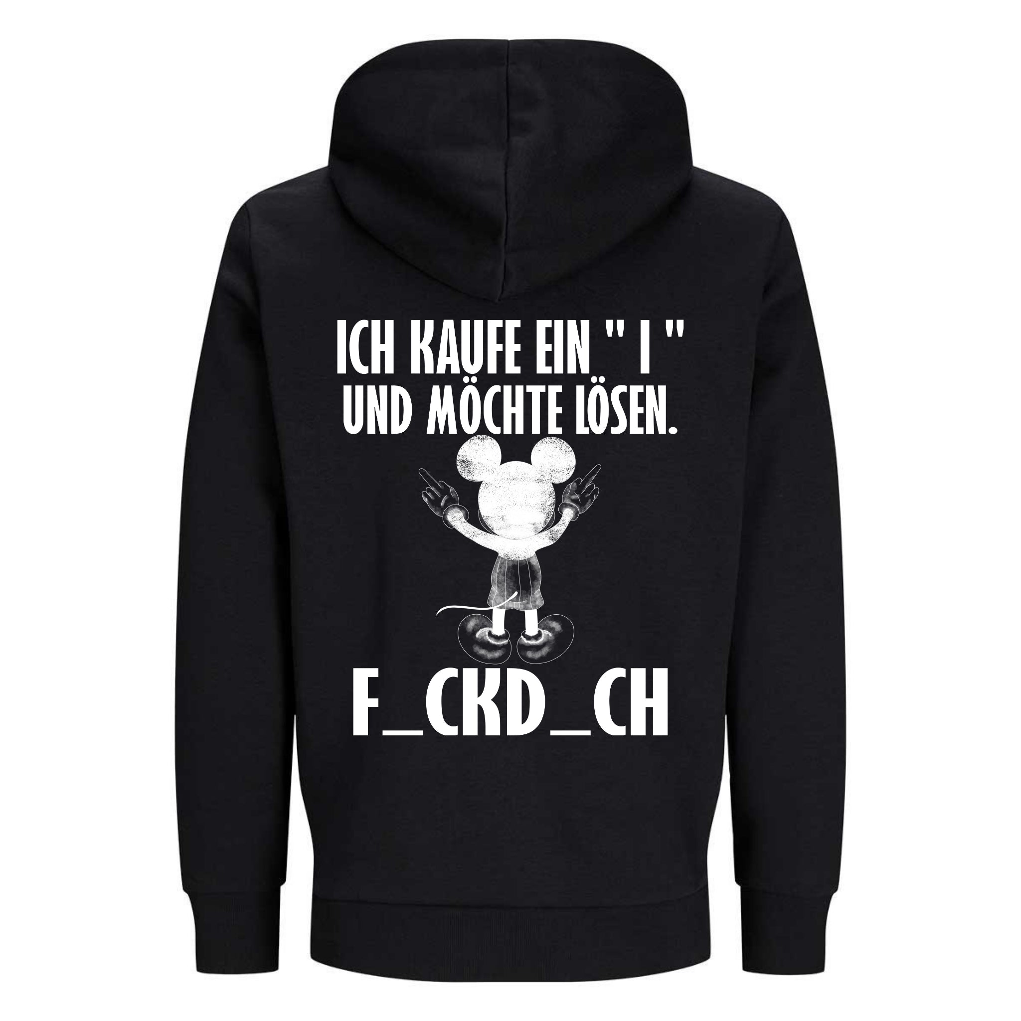 ICH KAUFE EIN I MAUS Rückendruck | Premium Hoodie Unisex